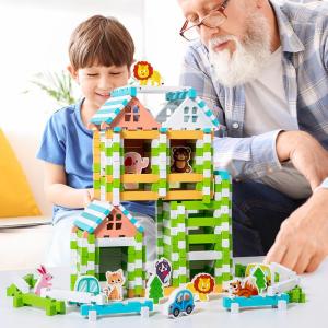 Educational LuBan Mortise-Tenon Building Blocks Wooden Toy