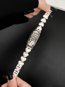 psnld | Sweet Cool Heart Design Metal Strap Band for Women