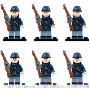 American Civil War Texan Soldier Military Brick Figure