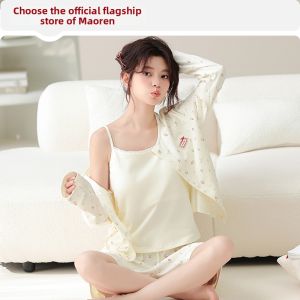 MiiOW | Cotton Padded Lace Sleepwear Set for Women
