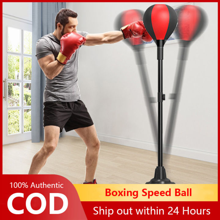 Boxing Speed Ball Adjustable Vertical Sandbag Reaction target Dodge ...