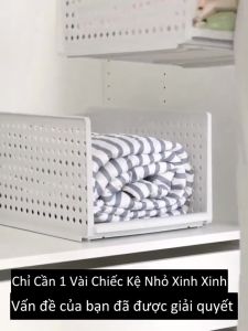 Kệ Xếp Chia Ngăn Kéo Nhựa Đựng Quần Áo Giày Dép Đa Năng Có Thể Gấp Gọn Tiện Lợi