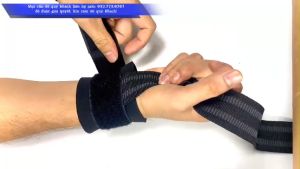 Bộ 2 Băng đai trợ lực bảo vệ cổ tay (miếng cuốn) khi nâng tạ đu xà cho nam và nữ