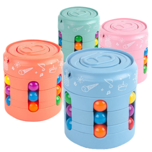 Magic หมุนถั่วปริศนา Cube เกมเด็กผู้ใหญ่ปลายนิ้ว Fidget Decompression เกม Montessori ของเล่นเพื่อการศึกษาเด็กของขวัญ