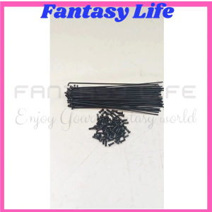 Fantasy Jari jari sepeda ukuran 20 warna HITAM harga untuk 36PCS panjang 187 mm sepeda BMX lipat minion