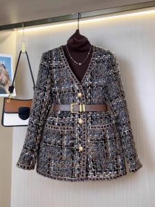 YUFUQING | Elegant Plaid Womens Jacket Autumn Winter New Arrival Fashionable High-End Feel Small Size Large Coat Stylish Cardigan Style