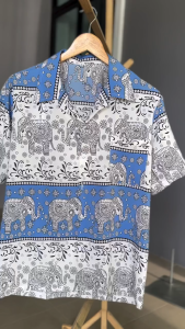 ร้านค้าส่งไว เสื้อมารุ เสื้อฮาวาย ลายช้างไทย ผ้าไหมอิตาลี ลายสวย