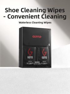 GOTO | Portable Shoe Cleaning Wipes Emergency Solution For Sneaker Cleaning No Water Required For Spot Stain Removal On Shoe Edges