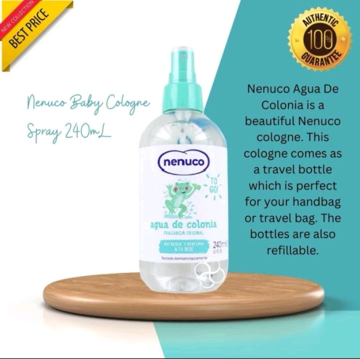 Original Nenuco Cologne for Baby Spray 240ml | Lazada PH