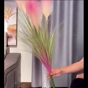 Cây Giả Bó 5 Bông Hoa Cỏ Lau Nhân Tạo Loại To Dài 90cm Trang Trí Nhà Cửa DC-370