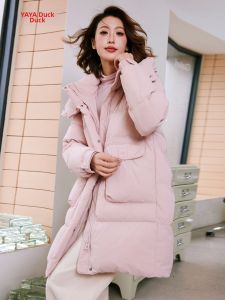 YAYA | Winter Stylish Long Down Jacket