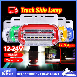 Car External Lights LED 24V LED Truck Lorry Side Marker Lights Car External Lights Signal Indicator Lamps Warning Tail Light Car Flash Lamp