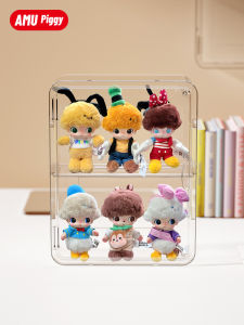 Disney Dimoo Acrylic Hộp Hiển Thị Tượng Nhỏ Sưu Tập Treo Tường Bong Bóng Thảm Đồ Chơi PVC Búp Bê Xuyên Thấu Tủ Trưng Bày Giá Đỡ