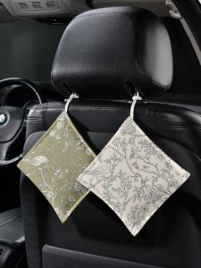 Luxury Bamboo Charcoal Car Air Freshener Bag New Car Odor Eliminator Vehicle Interior Decoration Carbon Absorbent Square Shape