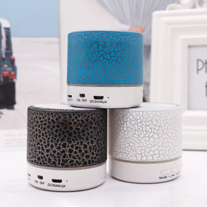 Bluetooth Mini Wireless Speaker Light Speaker Colorful Crack LED TF Card USB Subwoofer Portable MP3 Music Sound Column For Phone