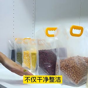 Túi Đựng Thực Phẩm Bảo Quản Có Tay Cầm Dày Dặn Chống Ẩm Kín Khí Có Nắp Đậy [ HCM ]