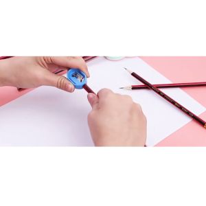 SET 10 bút chì lục giác Deli 2B/HB kèm đầu tẩy - chất liệu gỗ an toàn dễ gọt phù hợp với học sinh văn phòng CINDY