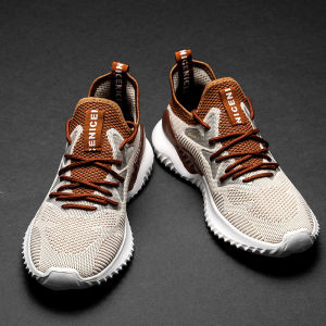 รองเท้ากีฬาผู้ชาย Alpha Breathable ด้านล่างหนา ส้นหนา รองเท้าพื้นยางระบายอากาศได้ดี รองเท้าลำลองสำหรับเยาวชน