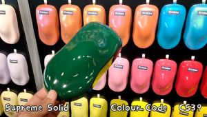 AIKKA CS39 British Green | Old School Solid Series | Automotive 2K Car Paint Solid Color Motor Aerosol Cat Kereta DIY 车漆