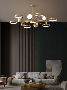 ZHENMEIJU | Luxury Modern Chandelier Copper