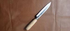 pisau dapur pisau baja kelam (bubut)