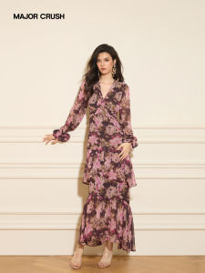 Elegant French Style Romantic Vacation Dress
