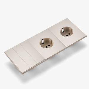 Skin Sensation Button Light Switch Wall Socket Integrated Panel Skin Feel Paint Embedded Power Sockets DIY Combination Embedded