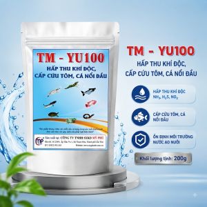 TM-YU100 1kg – Hấp Thu Khí Độc NH3 H2S Hỗ Trợ Cấp Cứu Tôm Cá Nổi Đầu Xử Lý Môi Trường Ao Nuôi