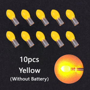 Without Battery 10 pcs LED Fish Float Lamp Heads and Positioning Lighting Tools That Emit Light During Nighttime Fishing