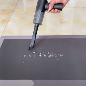 Handheld USB Rechargeable Vacuum Cleaner with Transparent Detachable Dust Box and Filter