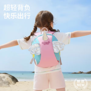 Worms Home Girls Kindergarten Backpack Cartoon Childrens Travel Bag Baby Double Shoulder Bag 2-3-6 Years Old Waterproof