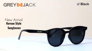 Grey Jack Kacamata Hitam Sunglasses Polarized Bahan TR Bentuk Oval Anti UV400 Pria dan Wanita Trandy Casual Korean Style 025
