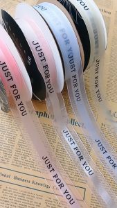 Better Home - Pita Organza Just For You Ribbon Semi Transparan Pita Kado / Buket Bunga Korean EMYCJ