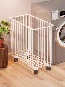 Mobile Bathroom Laundry Basket