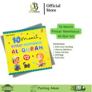 Buku Iqro Anak Jilid 1-4 | 10 Menit Pintar Membaca Al Quran | Ziyadbooks