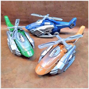 Mainan Helikopter Baterai Helicopter 2 Deforms