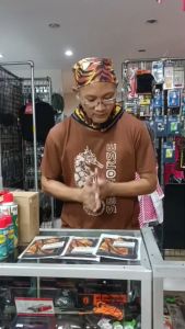 Tec40 Tiger เสือ Bandana COTTON 100% SIZE 53x53cm MODEL01 ผ้าเช็ดหน้า ผ้าโพกศีรษะ ไรท์สาระกับครูแว่น Tec40store