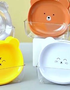 คุณสมบัติและหมอนที่ชื่นชอบ: จานรูปหน้าน้องหมี จานพร็อพถ่ายรูป จานใส่ขนม จาน น่ารักน้ำหนักเบา Set 8 ใบ