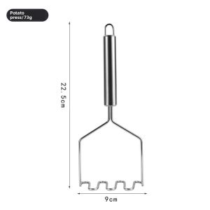 gumahus | Manual Potato Masher with Wavy Design