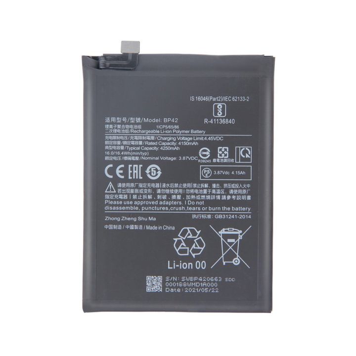 Original Battery for Xiaomi Mi 11 Lite Battery Model BP42 High Quality ...