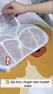 RakanKu MALAYSIA Bra Protection Washing Bag Mesh Bra Washing Bag Bra Laundry Bag Undergarments Storage Pouch Tote Bra Beg 洗衣袋