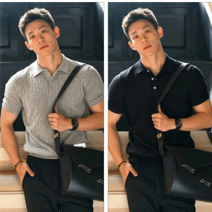 izzue | Áo Thun Polo Vintage Form Rộng