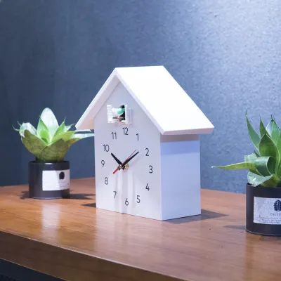 Cartoon Creative Cuckoo Alarm Clock Desk Clock