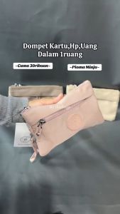 Deobags Pioma Minju Wallet - Dompet panjang Nylon anti air - Dompet Hp 2 Resleting - Pouch Dompet serbaguna