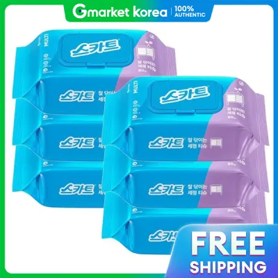 Scott | Scart Effective Cleaning Wipes 80 Sheets X 6 Packs