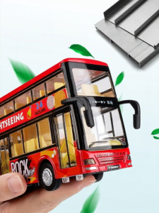 Alloy Double-Deck Toy Bus
