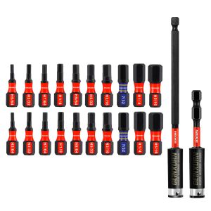 Geinxurn 1In S2 Hex Bits With Extension Holder Motorcycle Repair Tools&Suitable for Motorcycle Maintenance