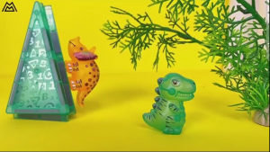 Childrens Strong Magnetic Building Block Nature Forest Colour Window Educational Assembly Transformation