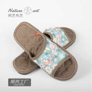 Dép Vải Cotton Lanh Mùa Hè Cho Nữ Dép Vải Mềm Chống Trượt Cho Gia Đình Sử Dụng Trong Nhà