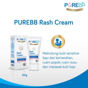 Pure bb baby rash cream 50 gr BPOM / krim anti ruam bayi / baby cream